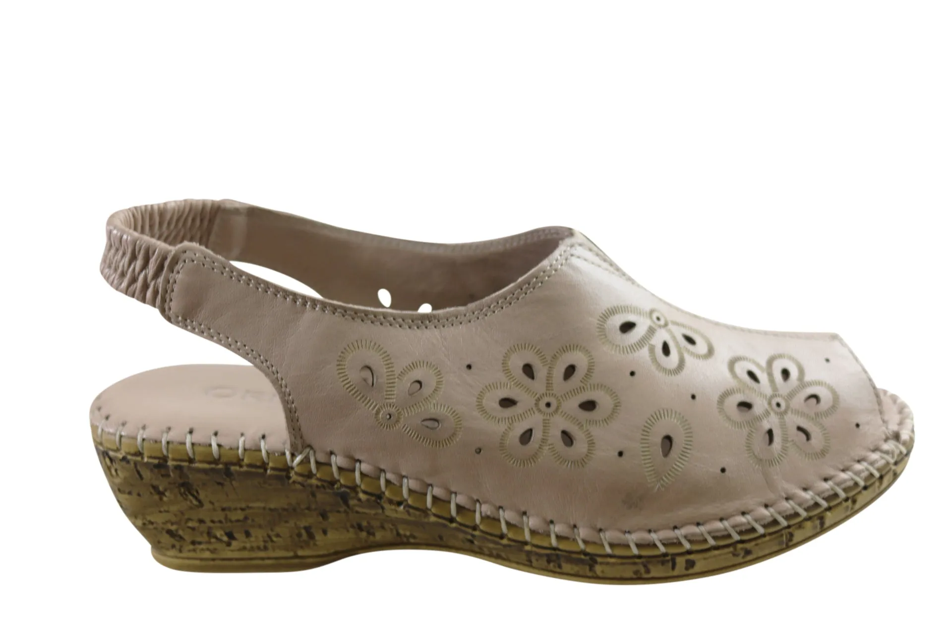 Orizonte Petal Damen Europäische Weichleder Bequeme Sandalen Orizonte Schuhe