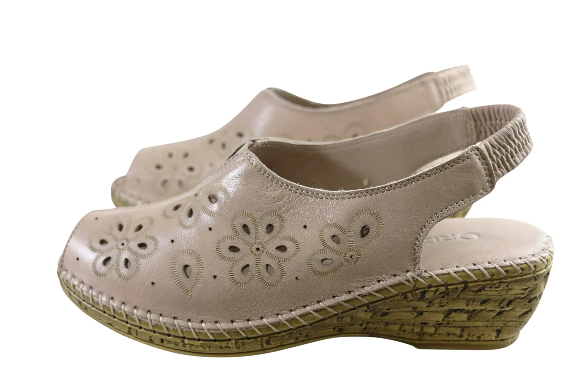 Orizonte Petal Damen Europäische Weichleder Bequeme Sandalen Orizonte Schuhe