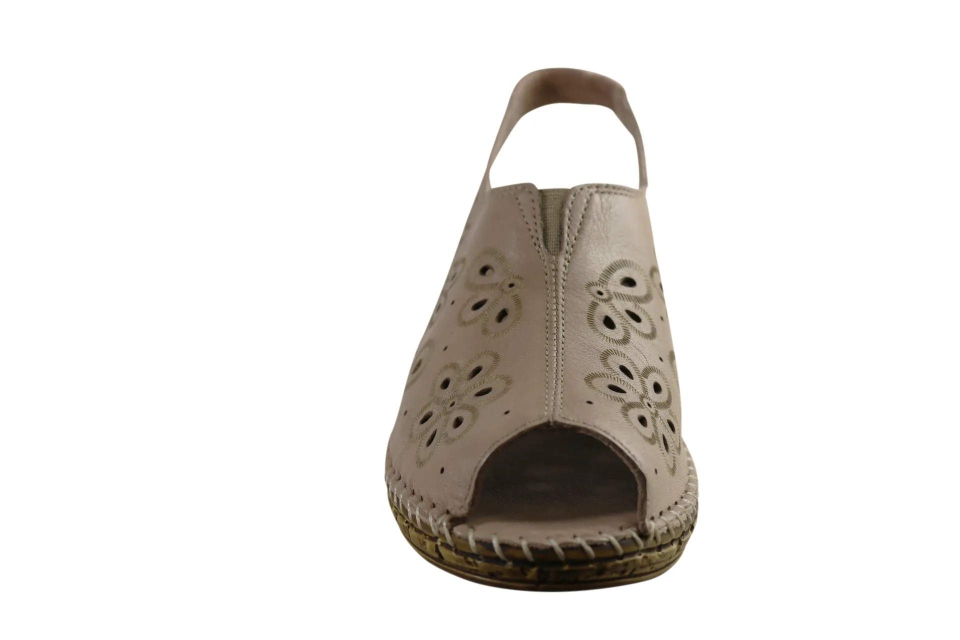 Orizonte Petal Damen Europäische Weichleder Bequeme Sandalen Orizonte Schuhe