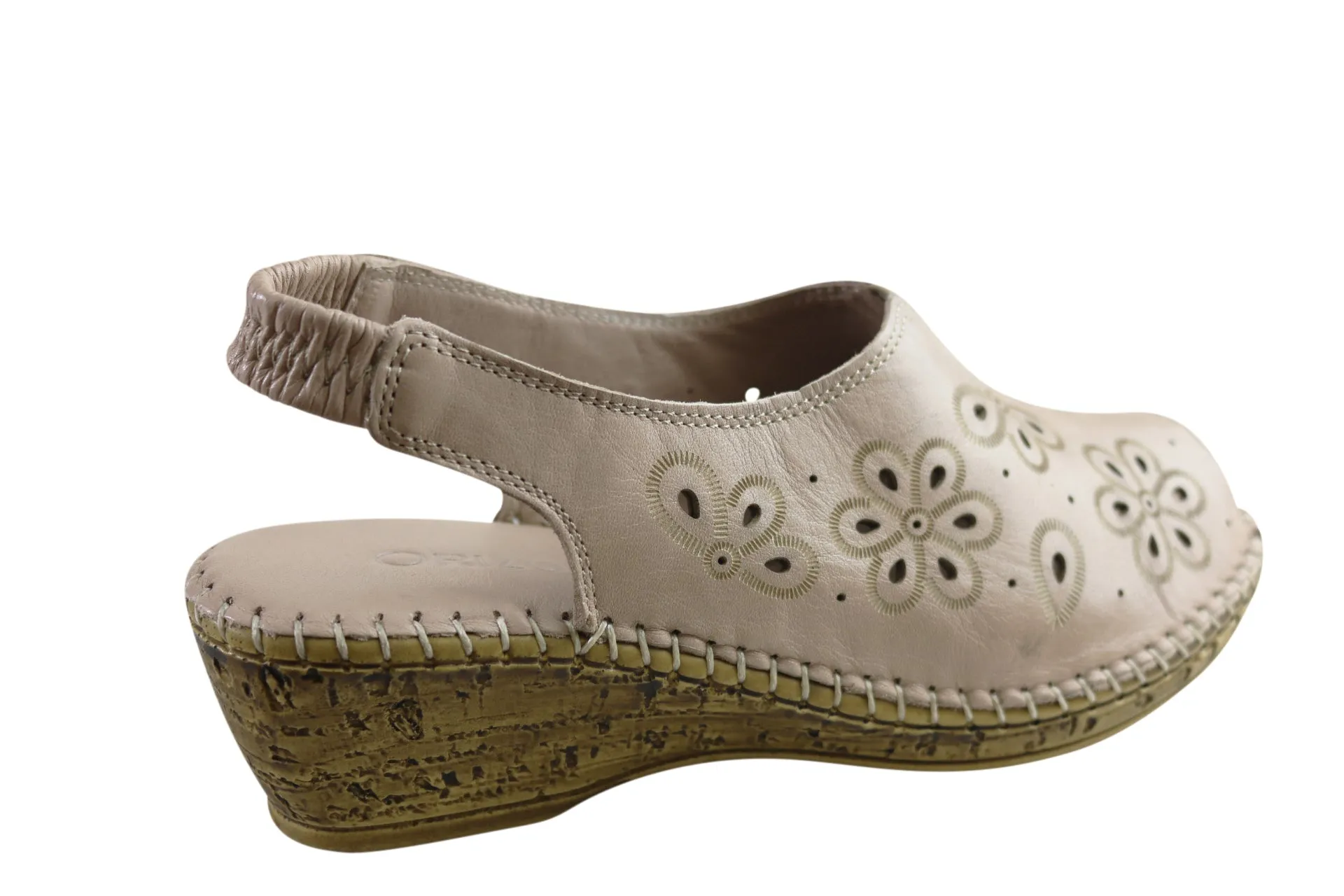 Orizonte Petal Damen Europäische Weichleder Bequeme Sandalen Orizonte Schuhe