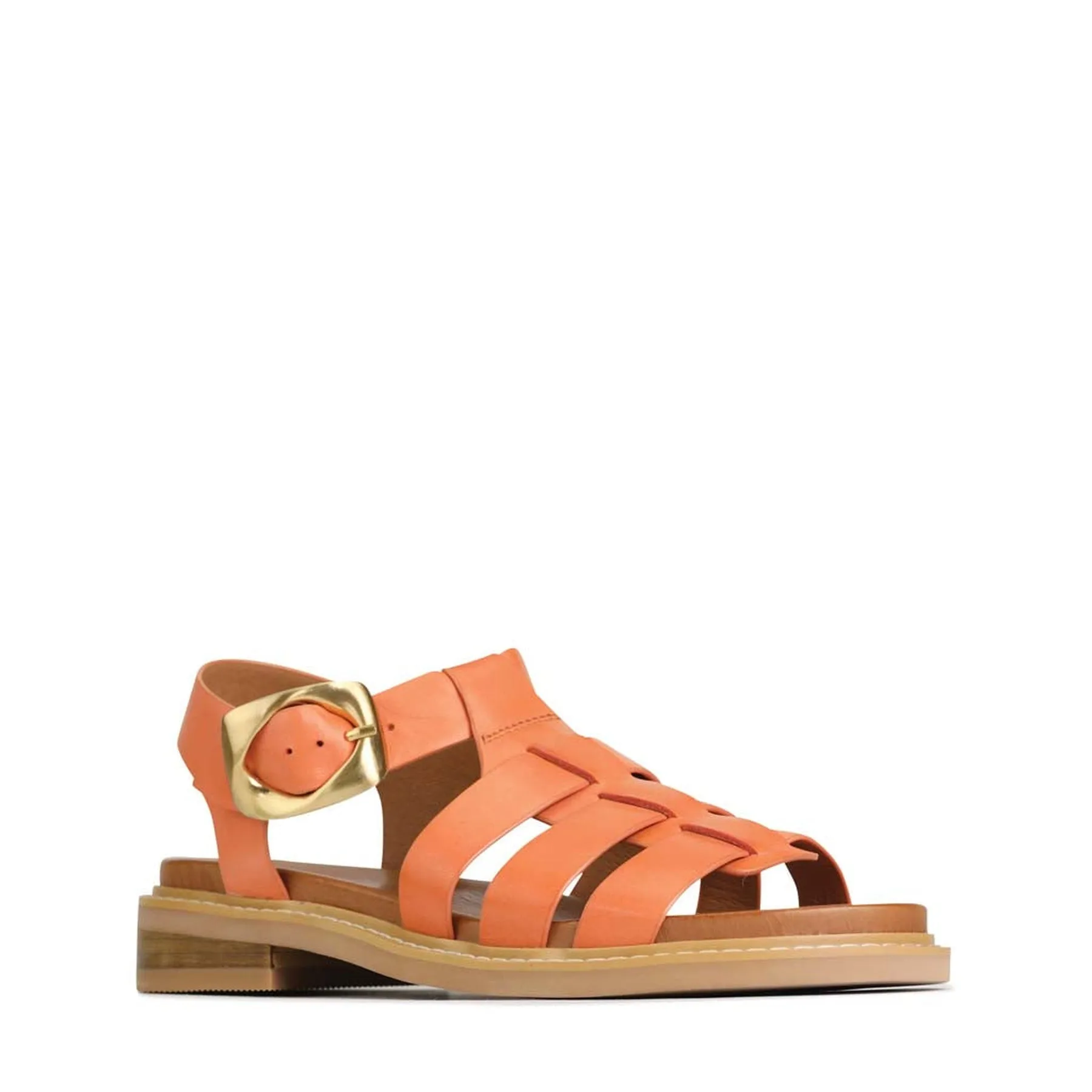 VERZIERTE LEDER SANDALEN