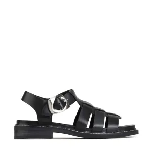VERZIERTE LEDER SANDALEN