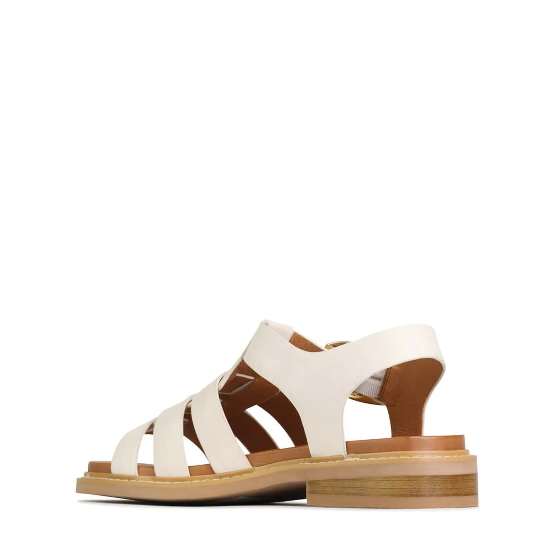 VERZIERTE LEDER SANDALEN