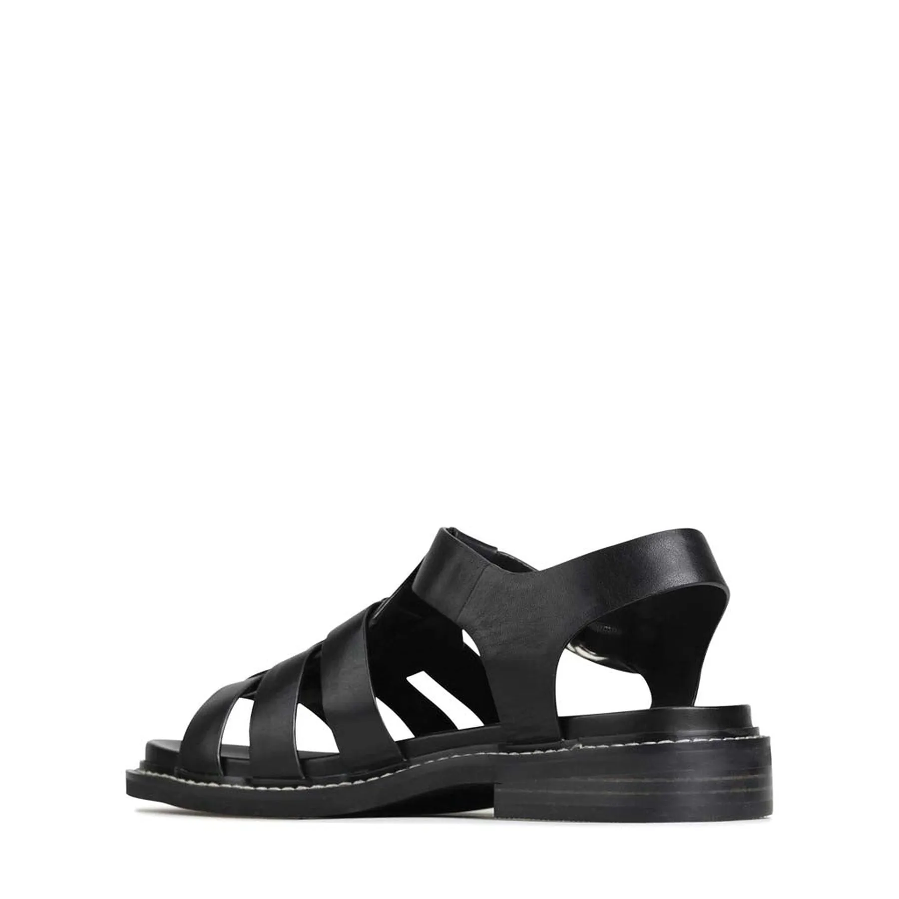 VERZIERTE LEDER SANDALEN