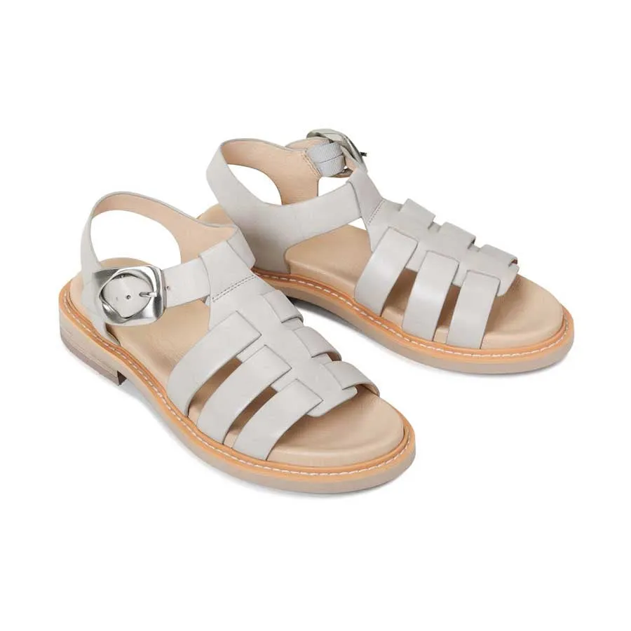 VERZIERTE LEDER SANDALEN