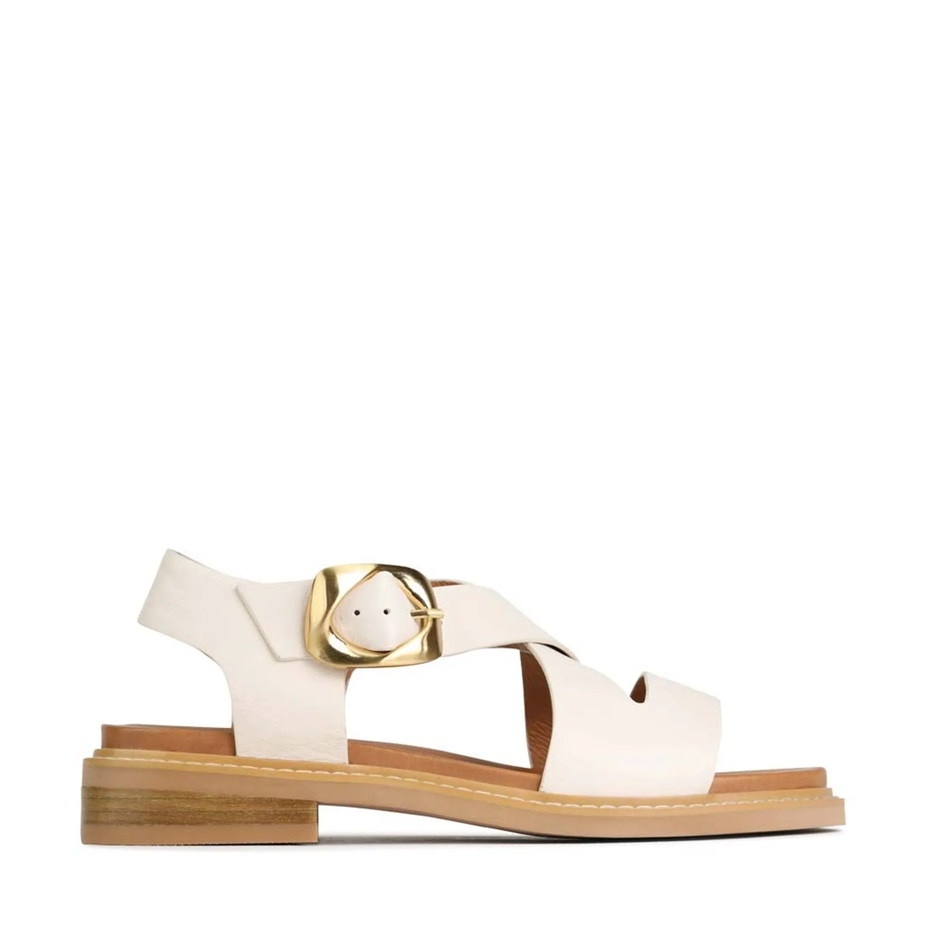 VERZIERTE LEDERSANDALEN