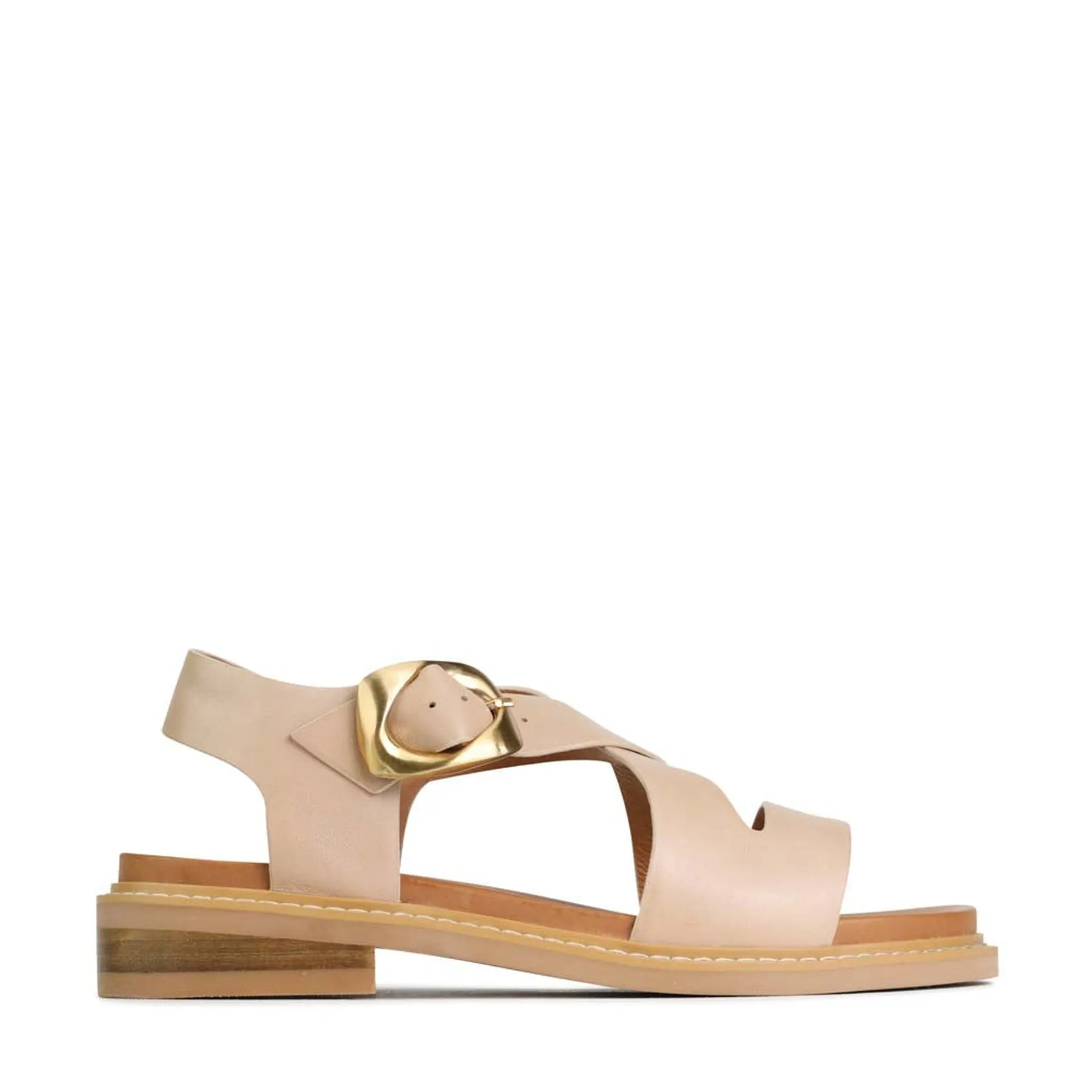VERZIERTE LEDERSANDALEN
