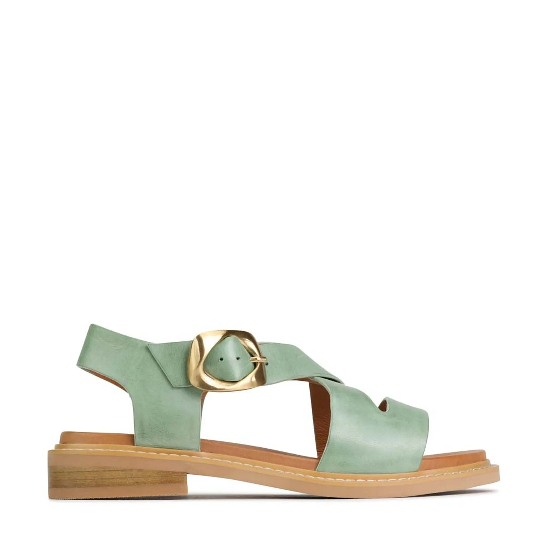 VERZIERTE LEDERSANDALEN