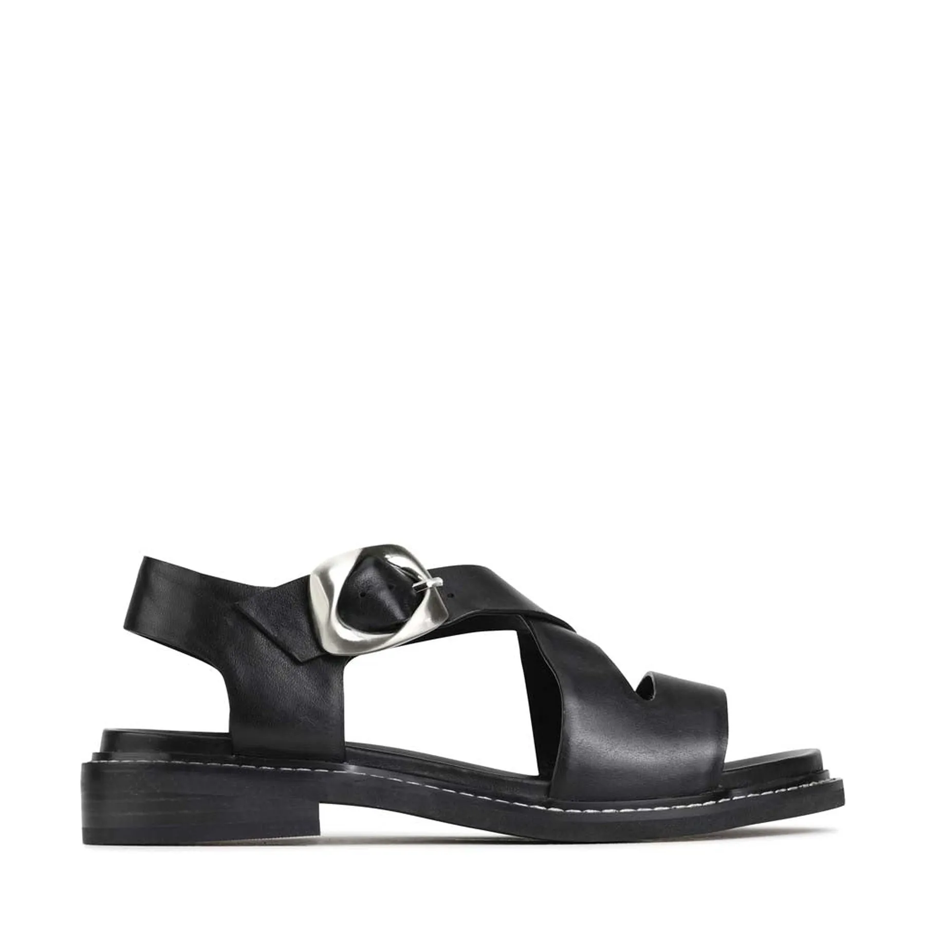 VERZIERTE LEDERSANDALEN