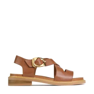 VERZIERTE LEDERSANDALEN