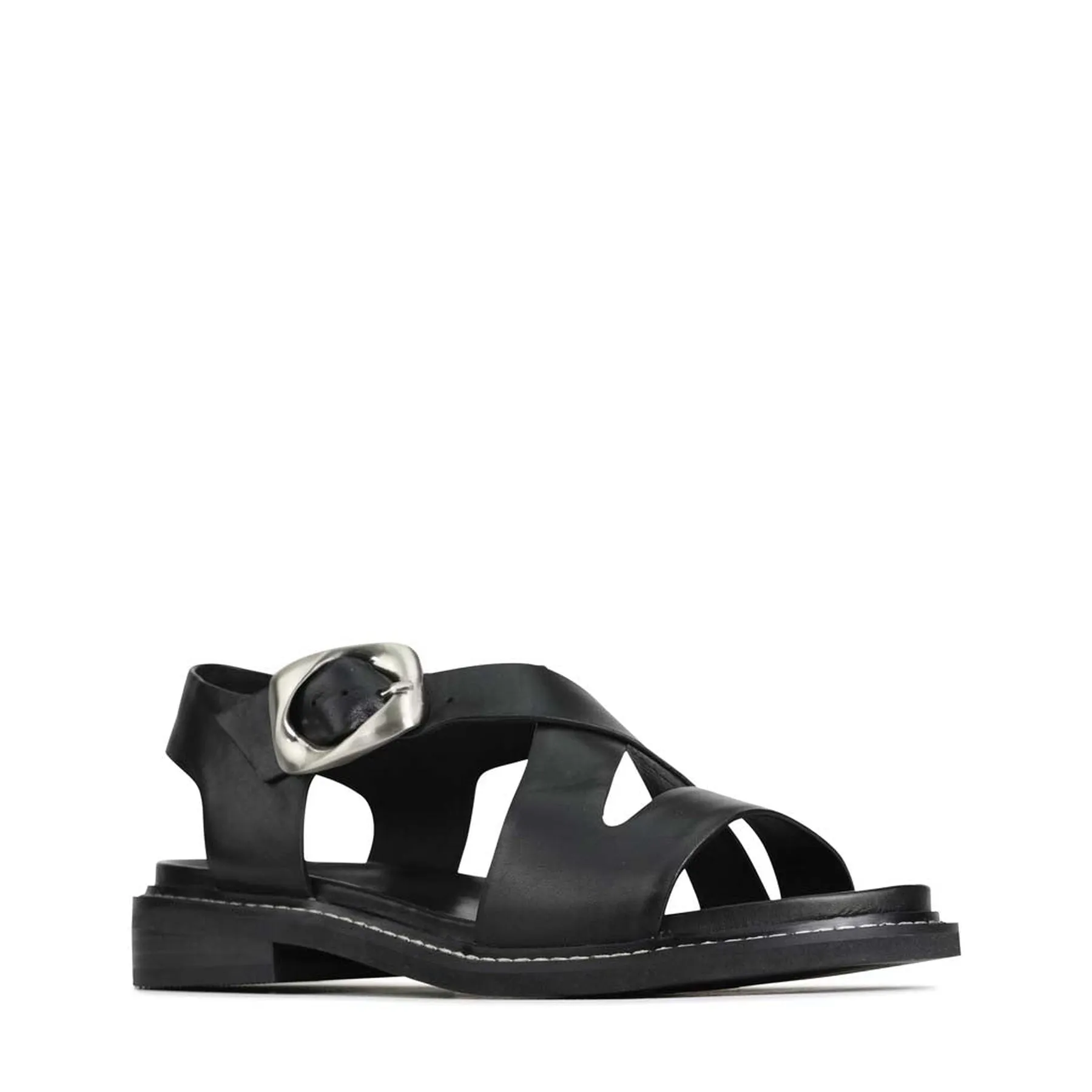 VERZIERTE LEDERSANDALEN