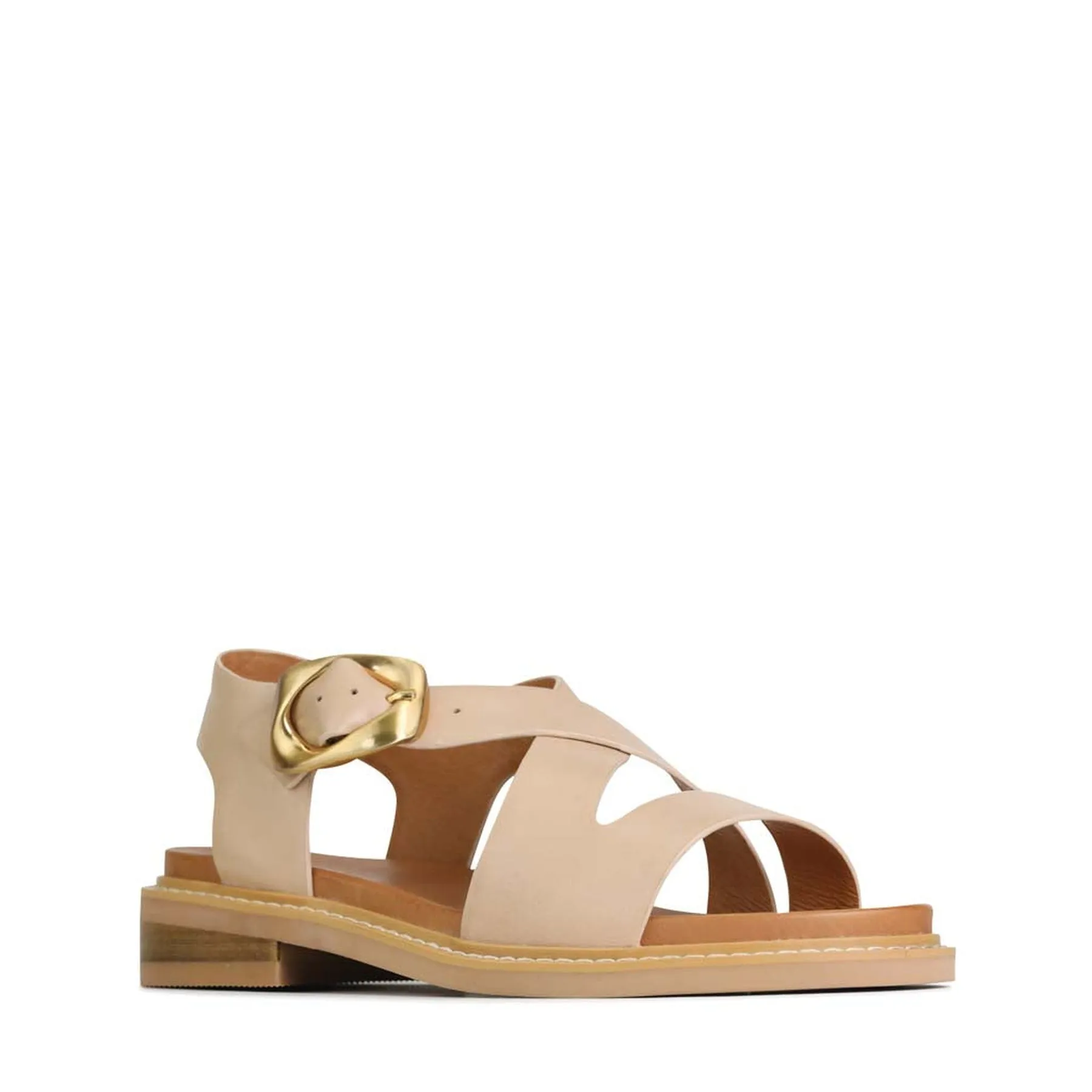 VERZIERTE LEDERSANDALEN