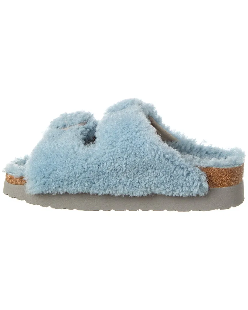 Papillio von Birkenstock Arizona Big Buckle Schmales Schaffell Sandale