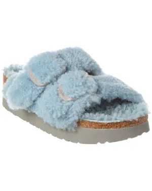 Papillio von Birkenstock Arizona Big Buckle Schmales Schaffell Sandale