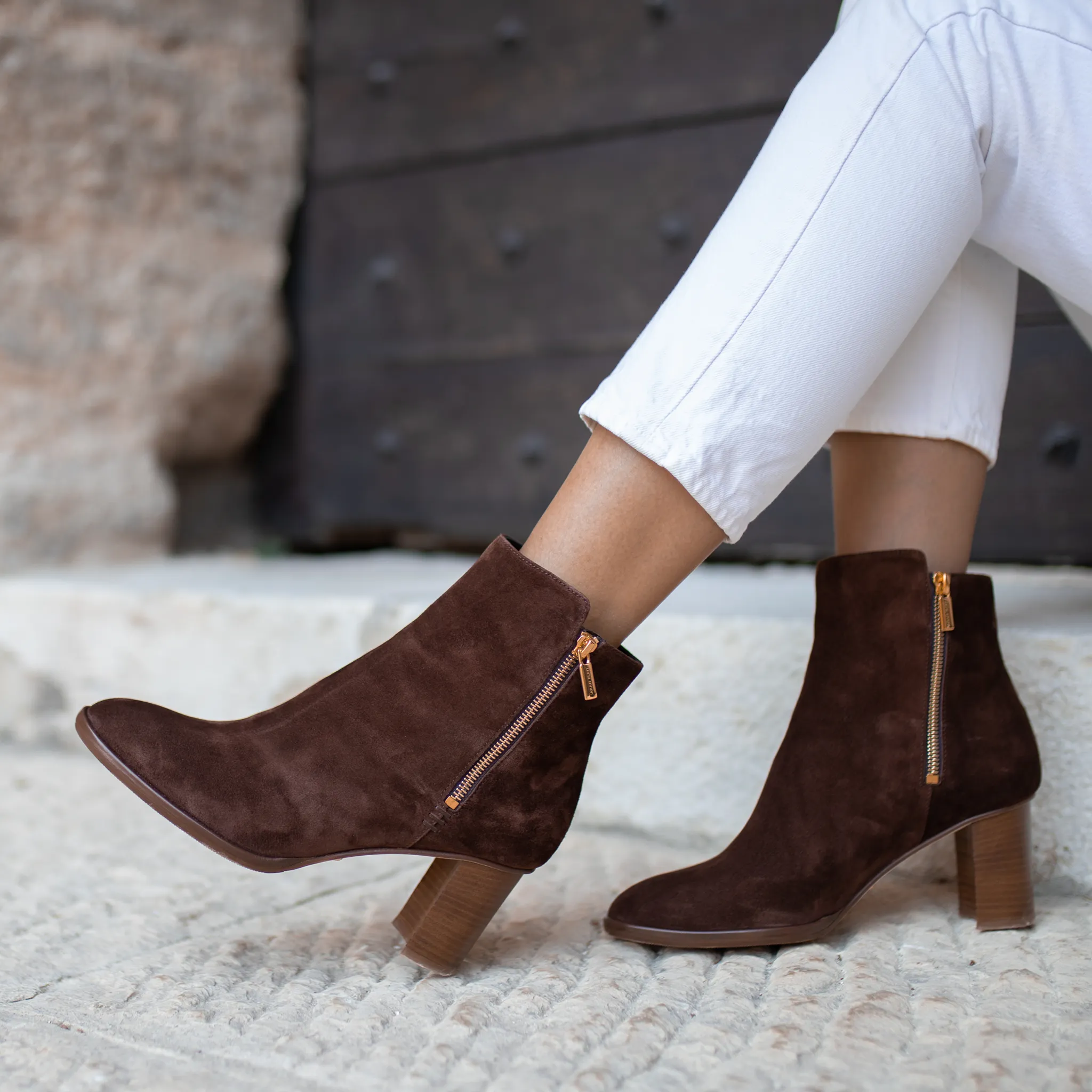 Perfekter Reißverschluss-Stiefel 70