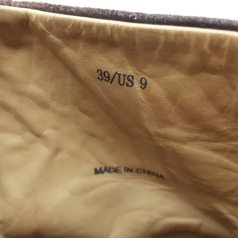 Rag & Bone Classic Newbury Stiefeletten Braun Wildleder Größe 9 Stiefeletten mit Absatz