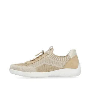 Remonte Damen Liv 18 Strick-Sneaker in Vanille/Tan