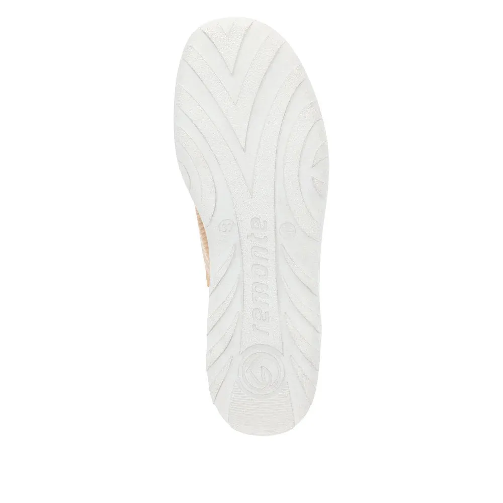 Remonte Damen Liv 18 Strick-Sneaker in Vanille/Tan