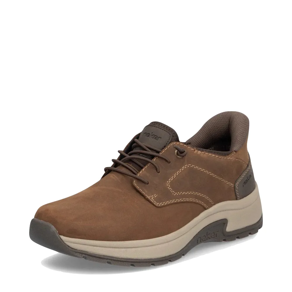 Rieker Herren Bruce 50 Elastik-Schnürschuh in Braun