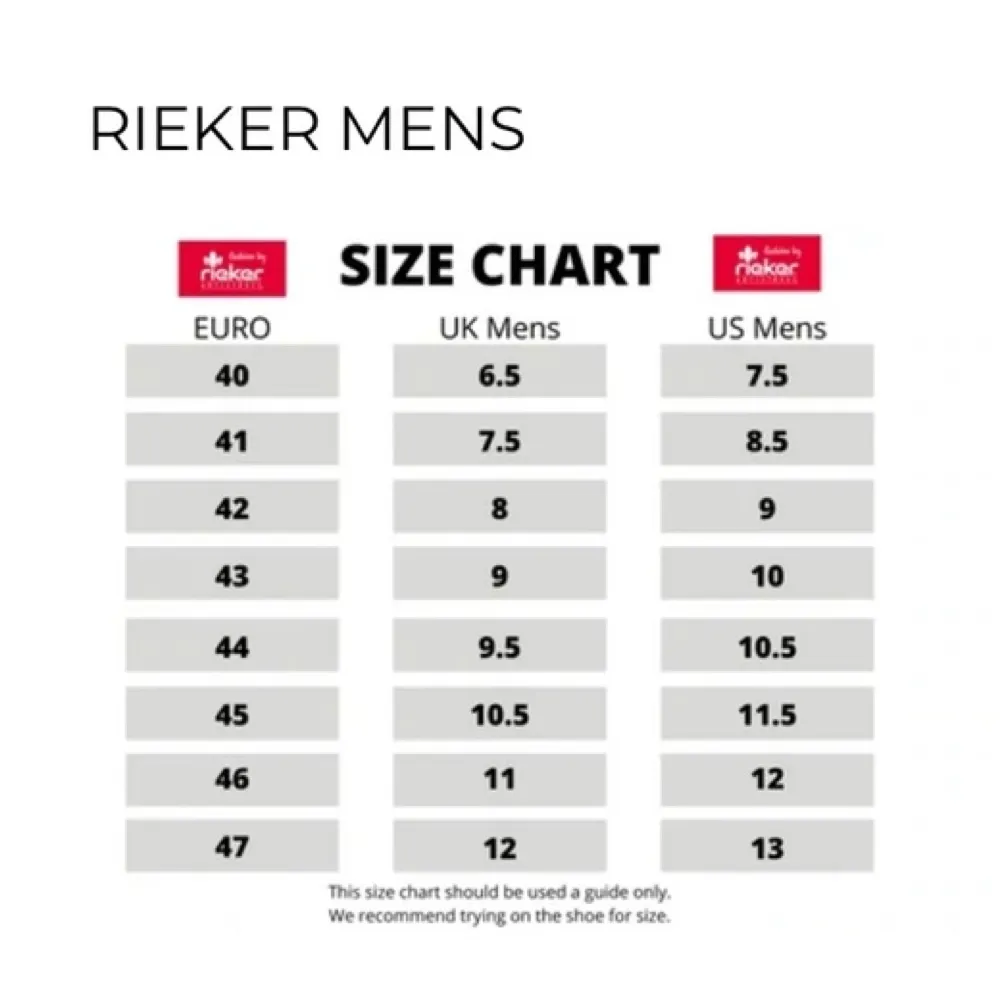 Rieker Herren Bruce 50 Elastik-Schnürschuh in Braun
