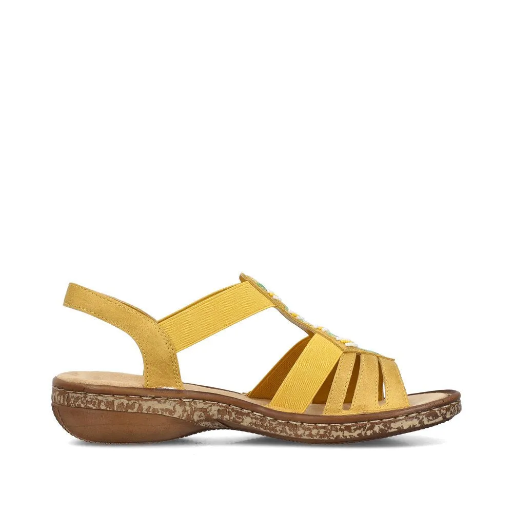 Rieker Schuhe 62808-68 Gelb Mehrfarbig Schlüpfer