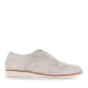 Rollie Derby Tan/Weiße Schlangenschuhe_Rollie