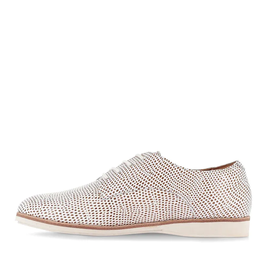 Rollie Derby Tan/Weiße Schlangenschuhe_Rollie