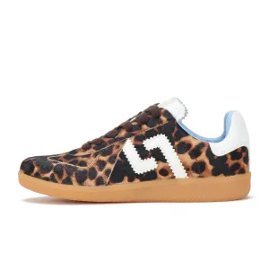 Rollie Pace Dunkel Kamel Leopard Schuhe_Rollie