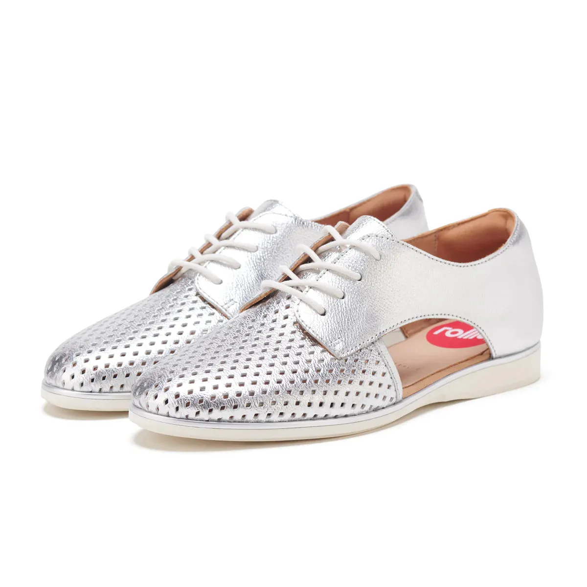 Rollie Sidecut Punch Silber Schuhe_Rollie