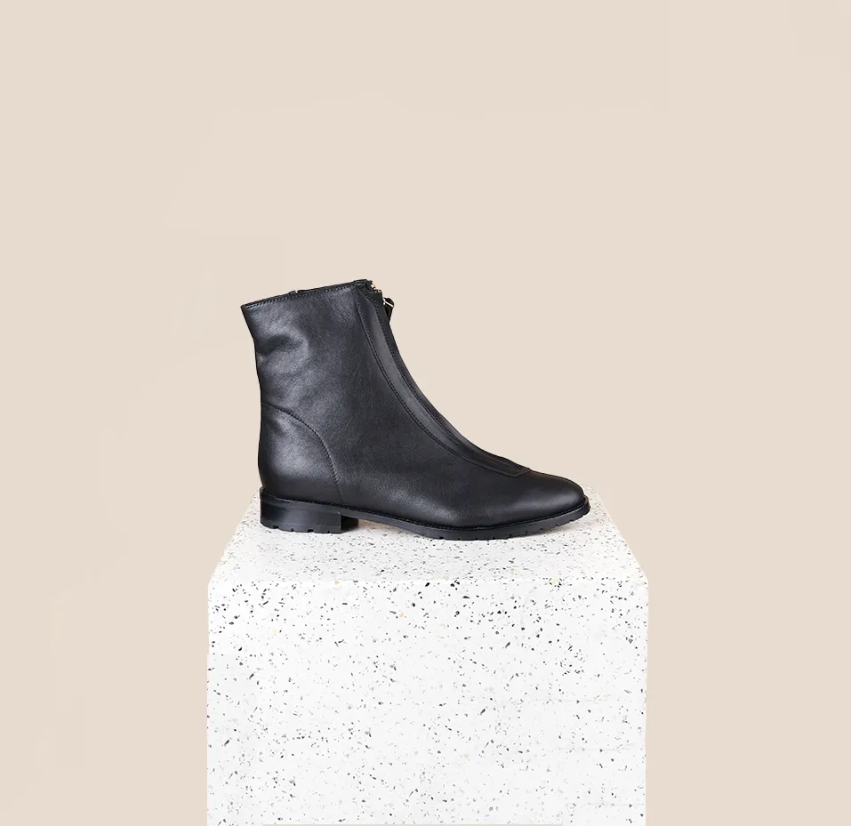 Roma Due - Leder in Schwarz