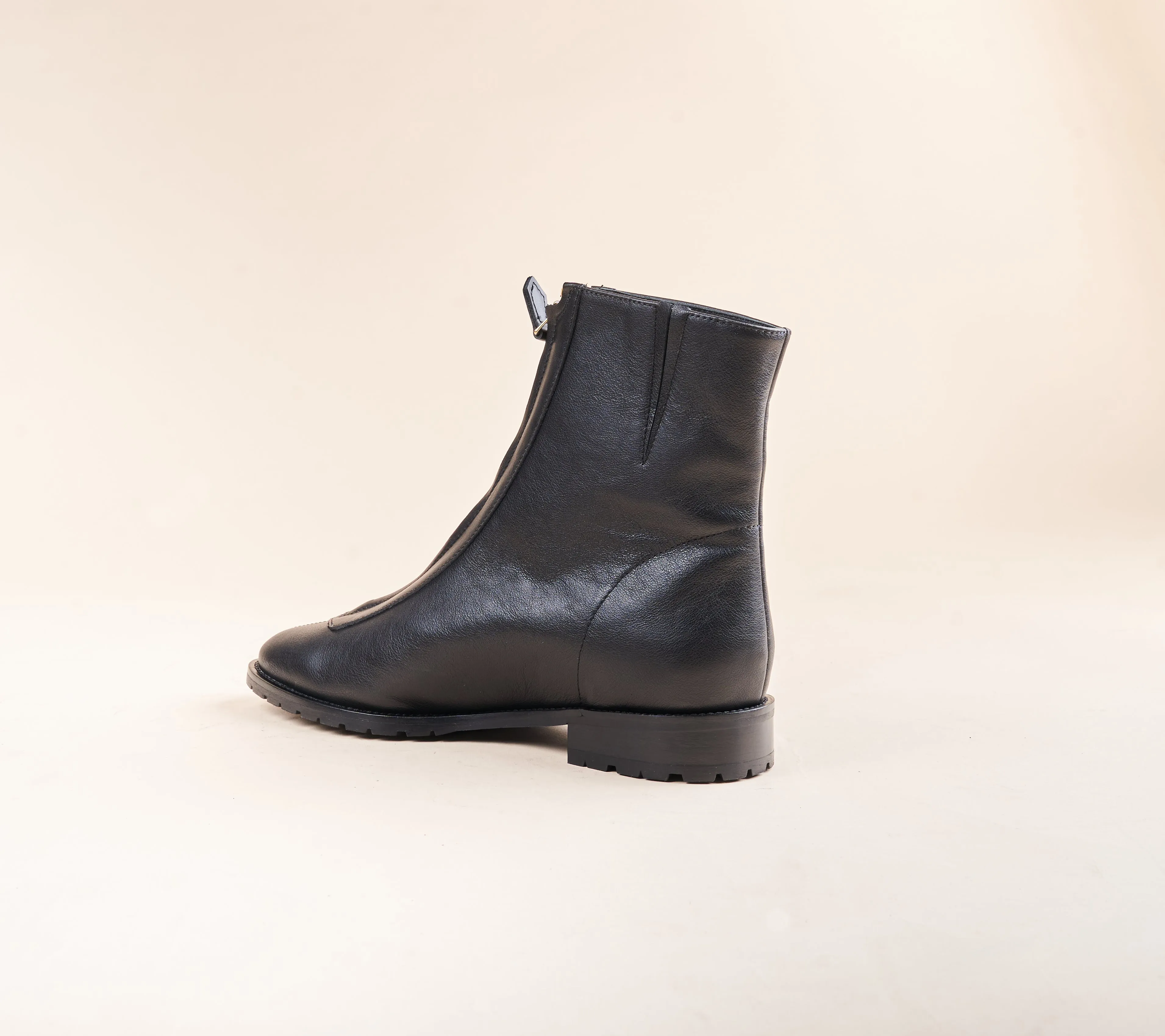 Roma Due - Leder in Schwarz