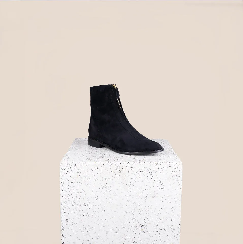 Roma Due - Schwarzes Wildleder