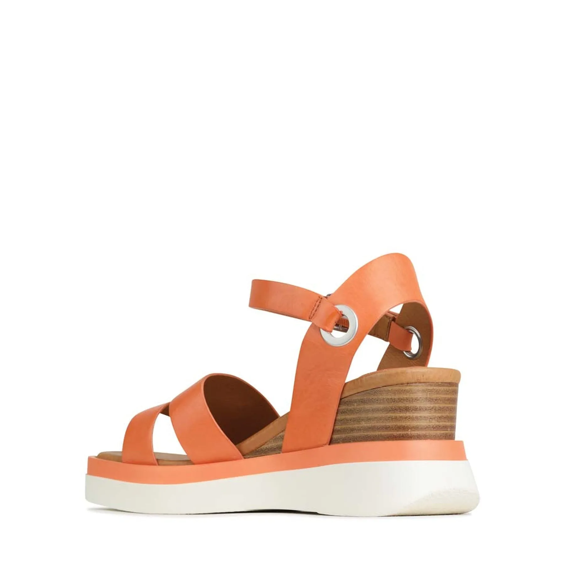 SASKIA KEILABSANDALEN MIT LEDERRIEMEN