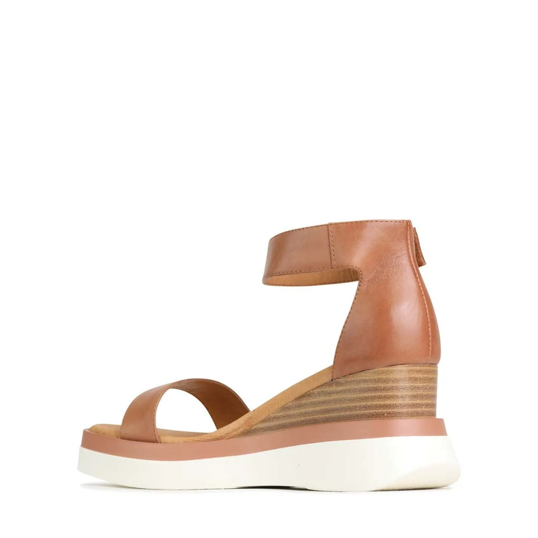 SASKINA KEILABSATZ SANDALEN AUS LEDER