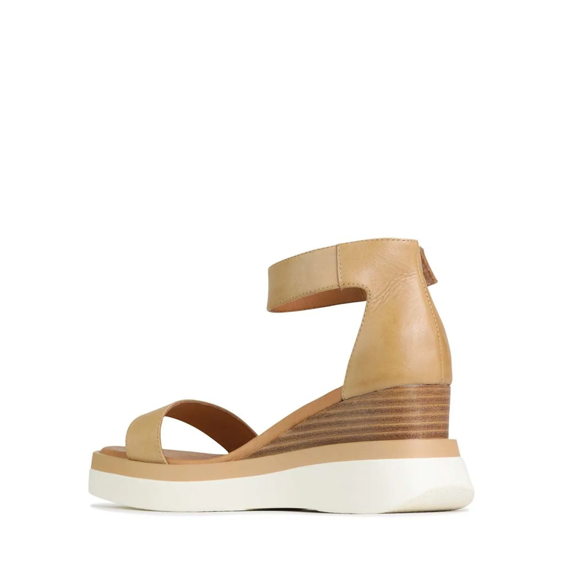SASKINA KEILABSATZ SANDALEN AUS LEDER