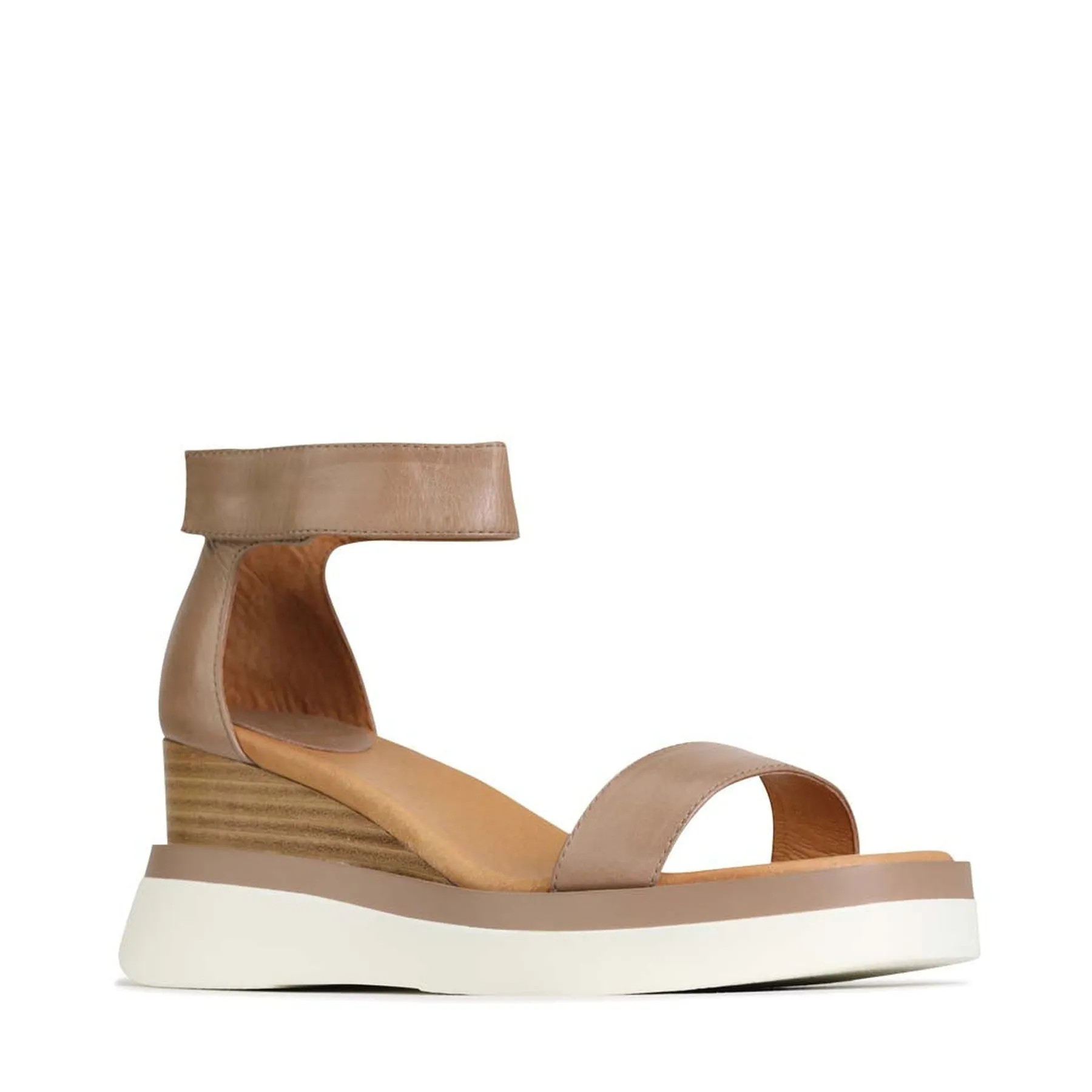 SASKINA KEILABSATZ SANDALEN AUS LEDER