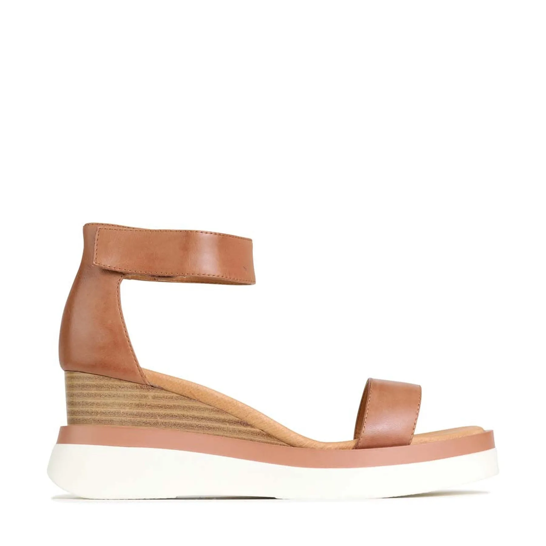 SASKINA KEILABSATZ SANDALEN AUS LEDER