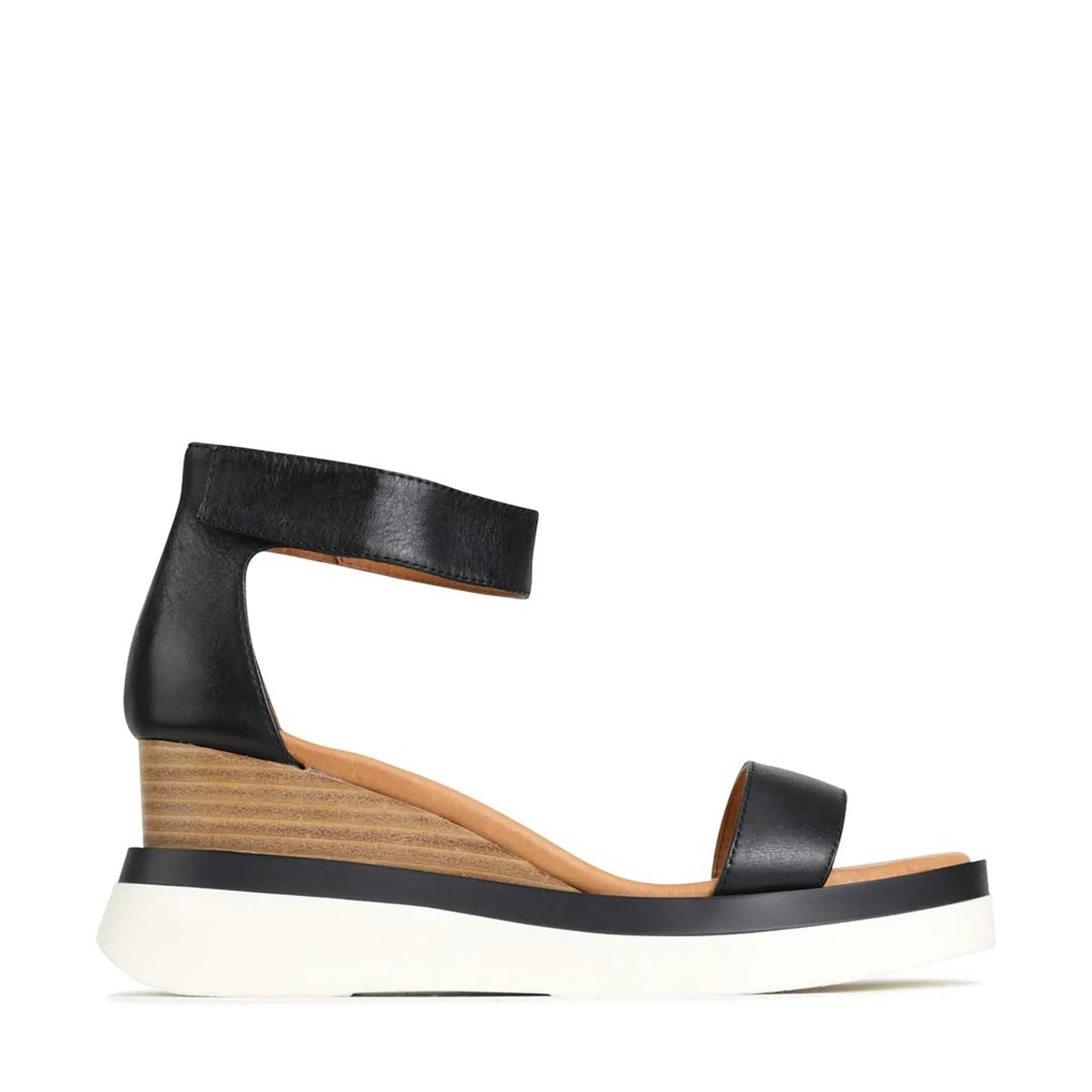 SASKINA KEILABSATZ SANDALEN AUS LEDER