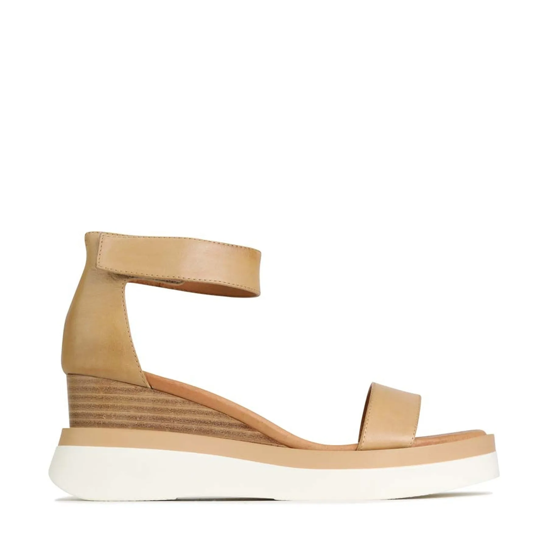 SASKINA KEILABSATZ SANDALEN AUS LEDER