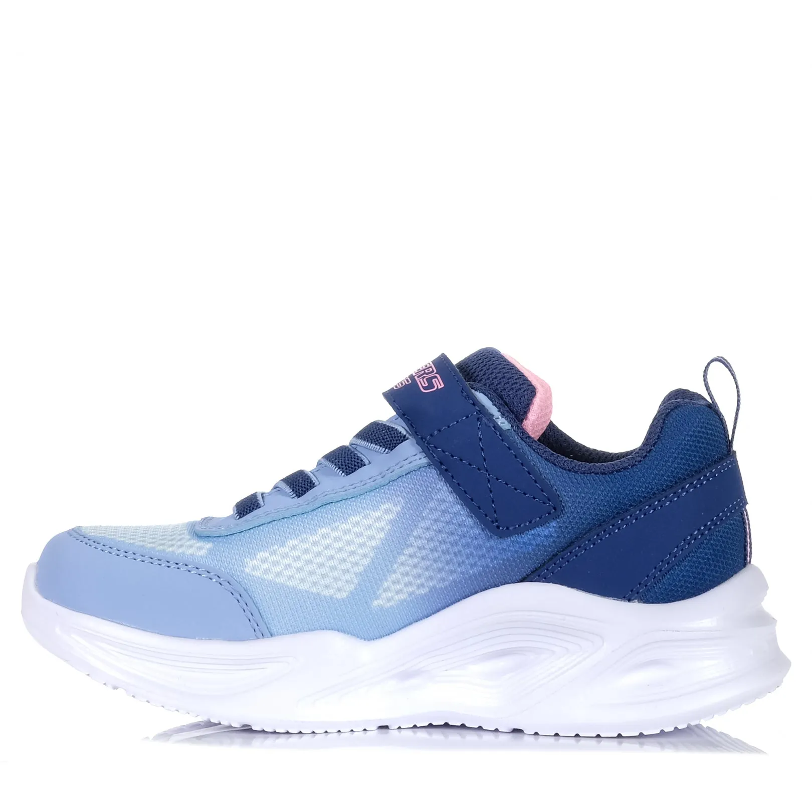 Skechers Sola Glow-Ombre Deluxe 303714L Marine Hellblaue Schuhe_Skechers
