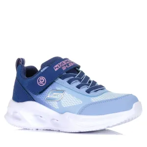Skechers Sola Glow-Ombre Deluxe 303714L Marine Hellblaue Schuhe_Skechers