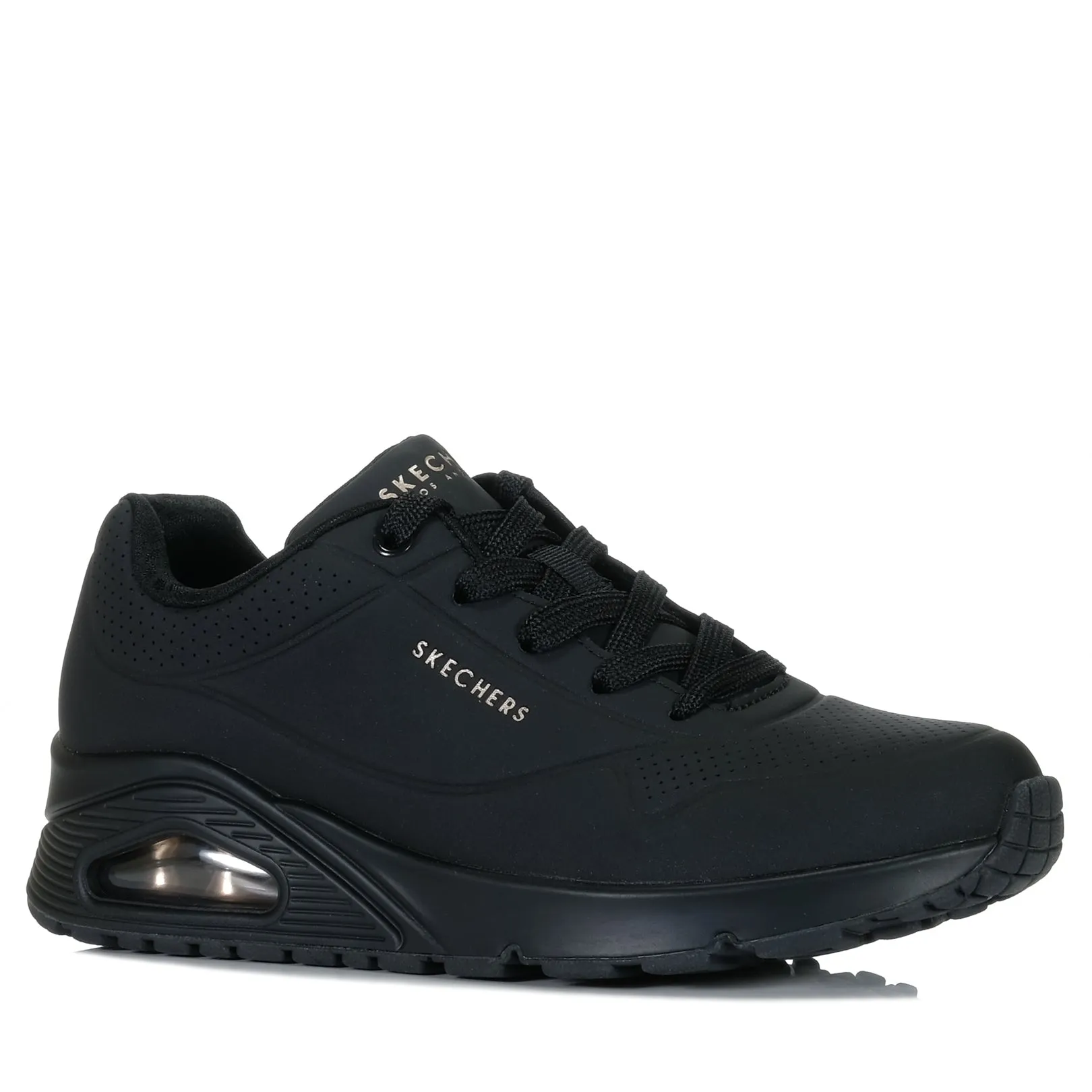 Skechers Uno - Stand On Air 73690 Schwarz/Schwarz Schuhe_Skechers
