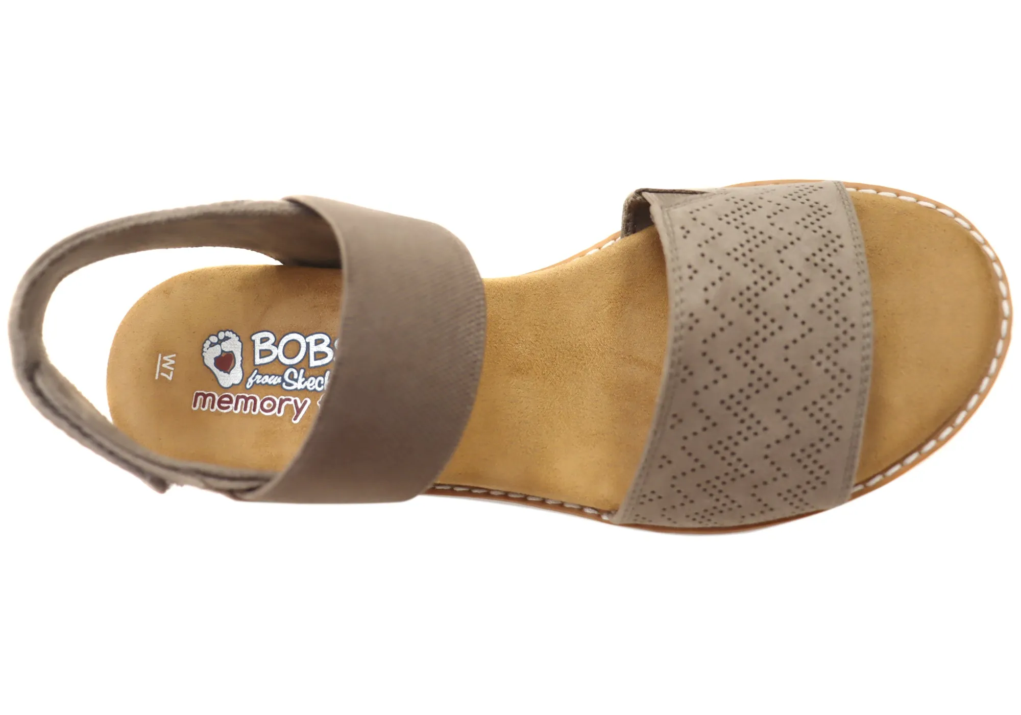 Skechers Damen Bobs Desert Kiss Sandalen mit Memory Foam-Sohle
