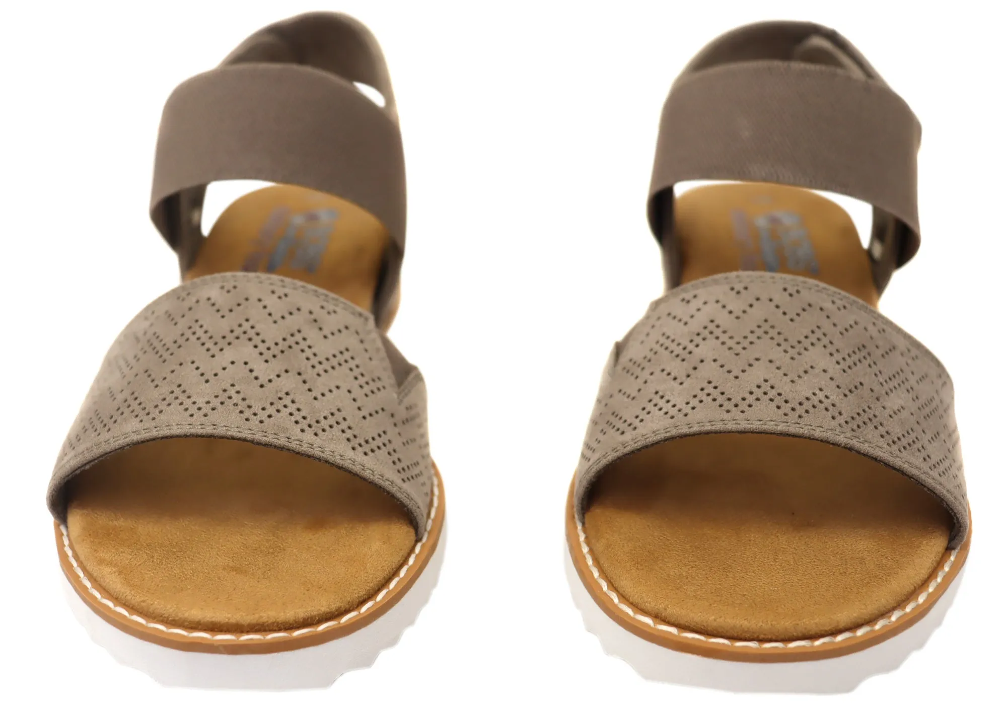 Skechers Damen Bobs Desert Kiss Sandalen mit Memory Foam-Sohle