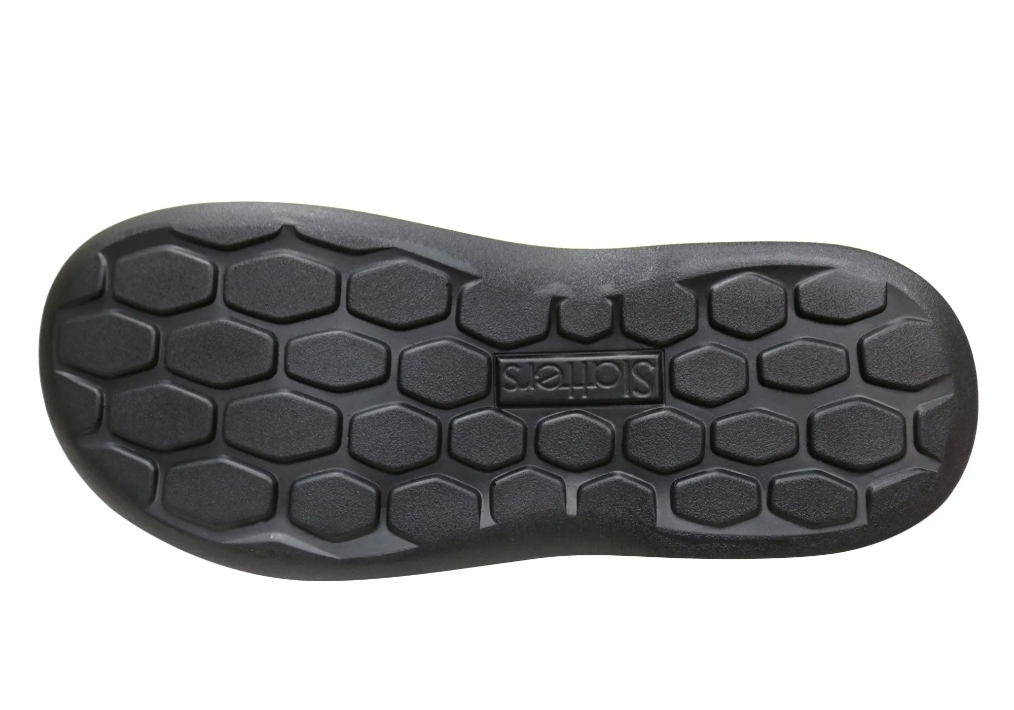 Slatters Torrens Herren Bequeme Leder-Sandalen mit Geschlossenem Rücken Slatters Schuhe