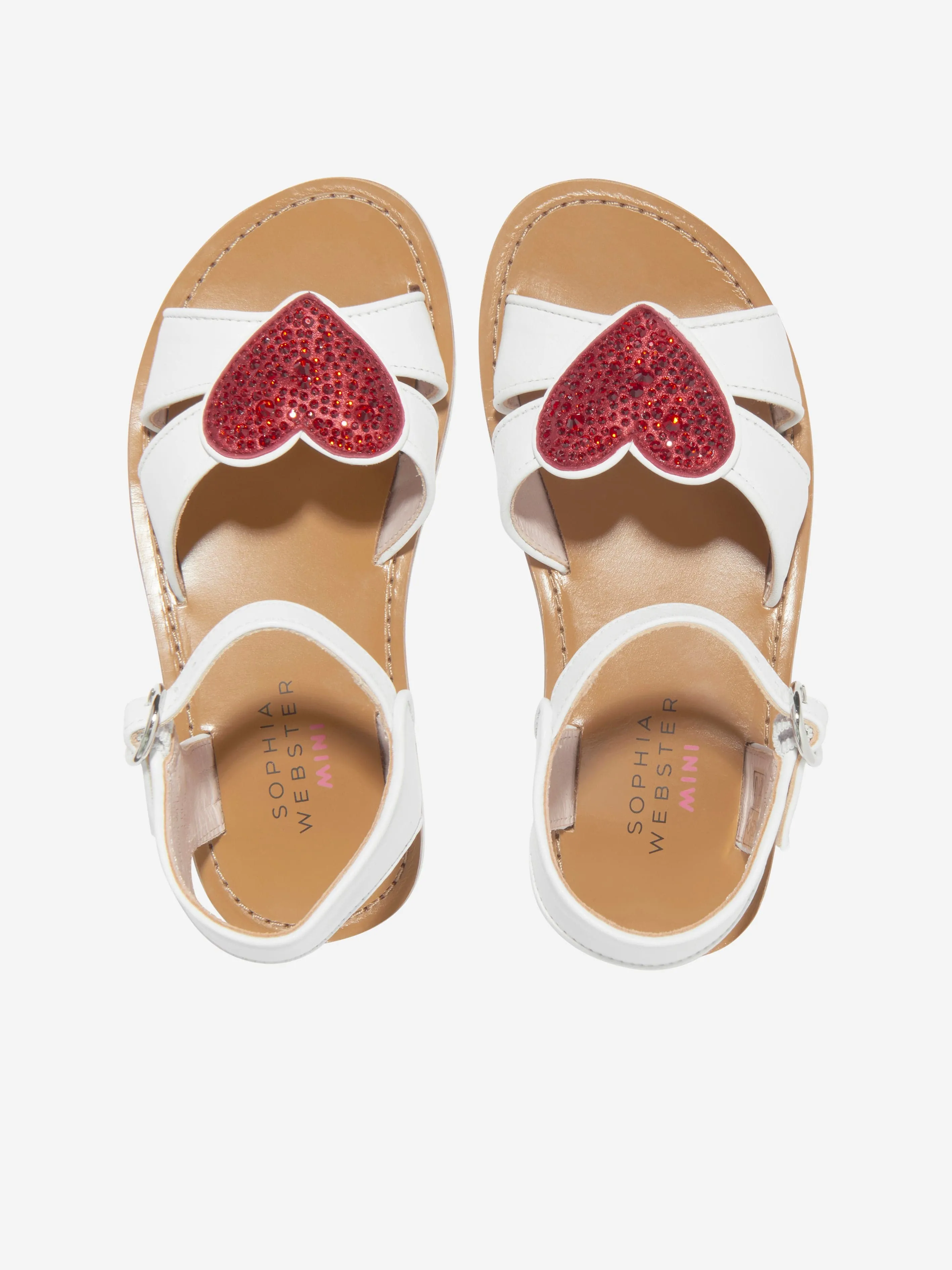 Sophia Webster Mädchen Amora Sandalen in Weiß