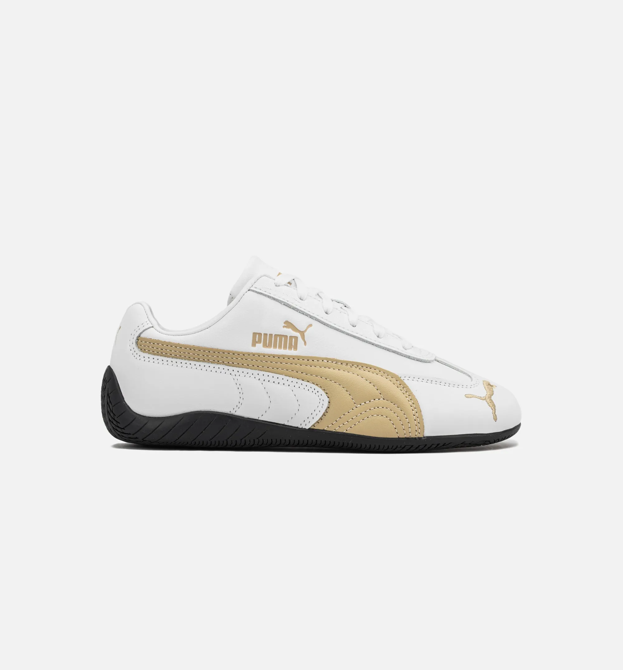 Speedcat Leder Damen Lifestyle Schuh - Weiß/Mandel