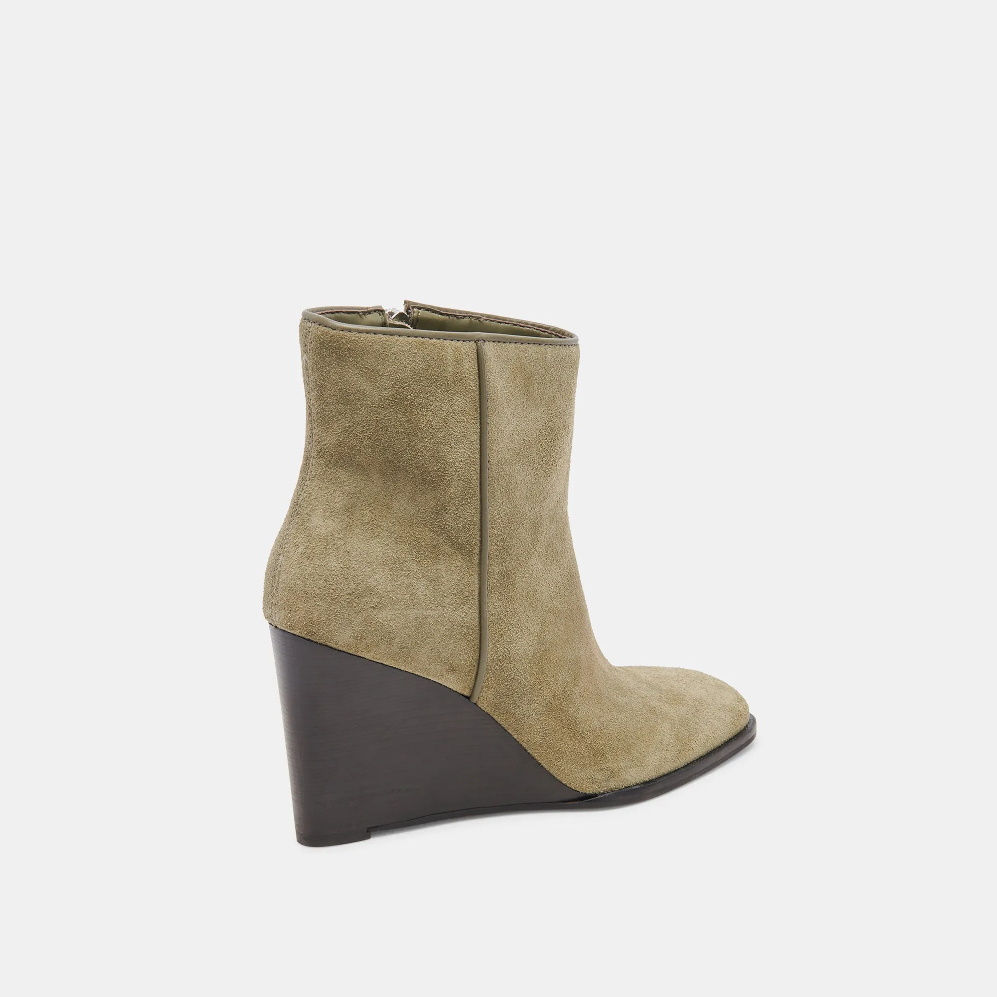 SUSANN STIEFELETTEN AUS MOOSVELOURS