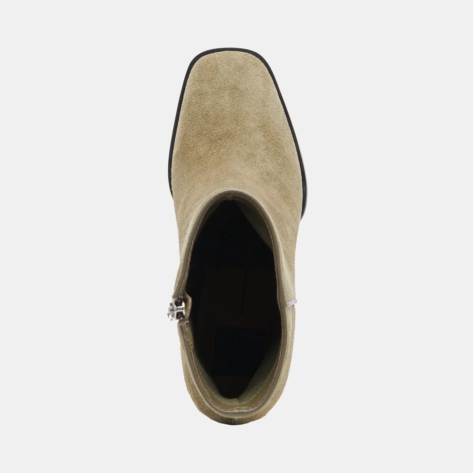 SUSANN STIEFELETTEN AUS MOOSVELOURS
