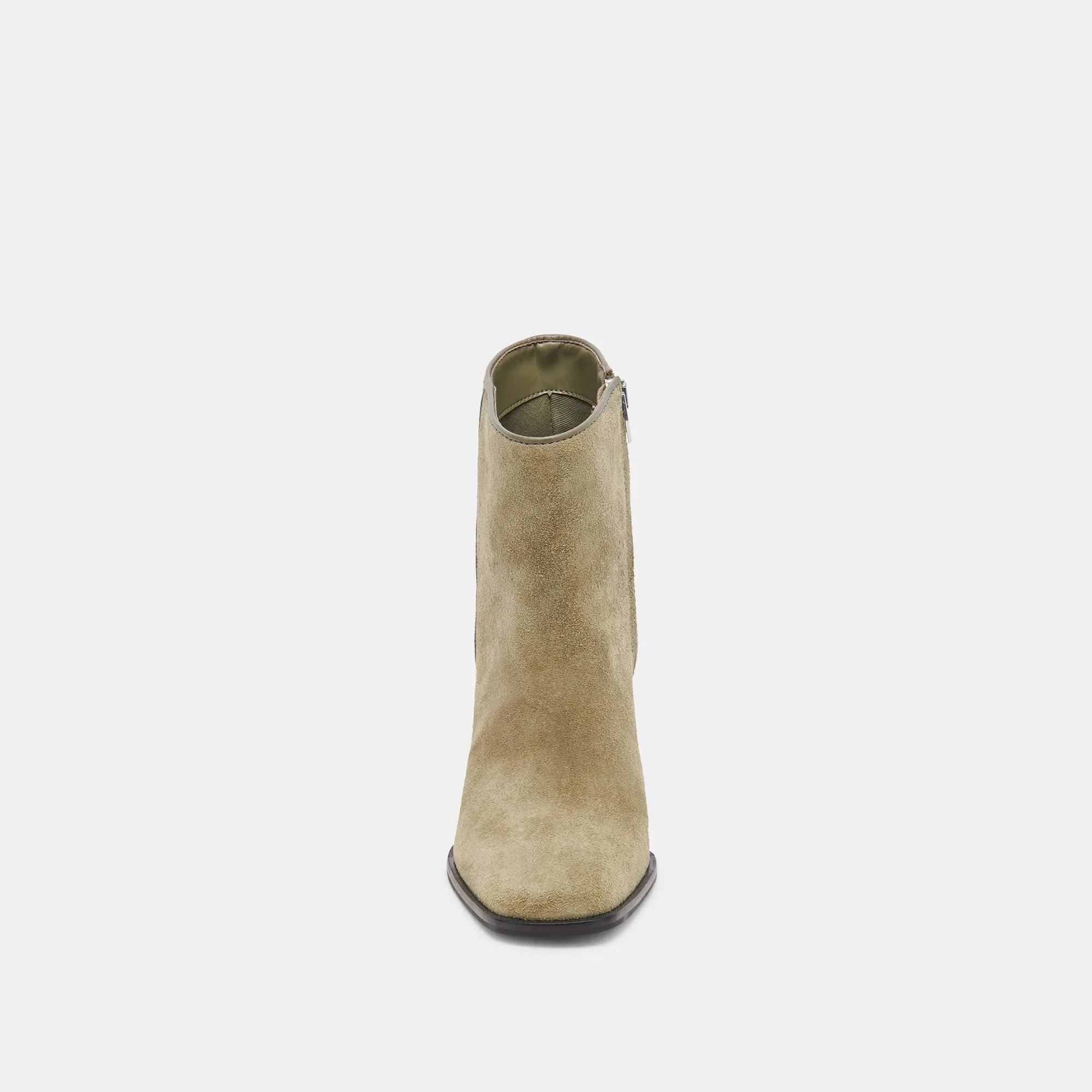 SUSANN STIEFELETTEN AUS MOOSVELOURS